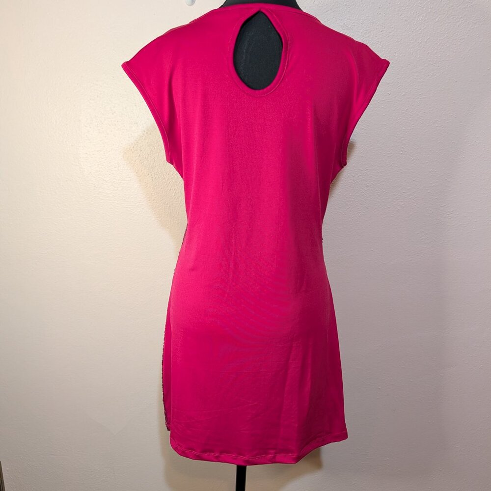 Barbiecore Hot Pink Belle du Jour Sequin Dress Size Medium - Picture 4 of 10